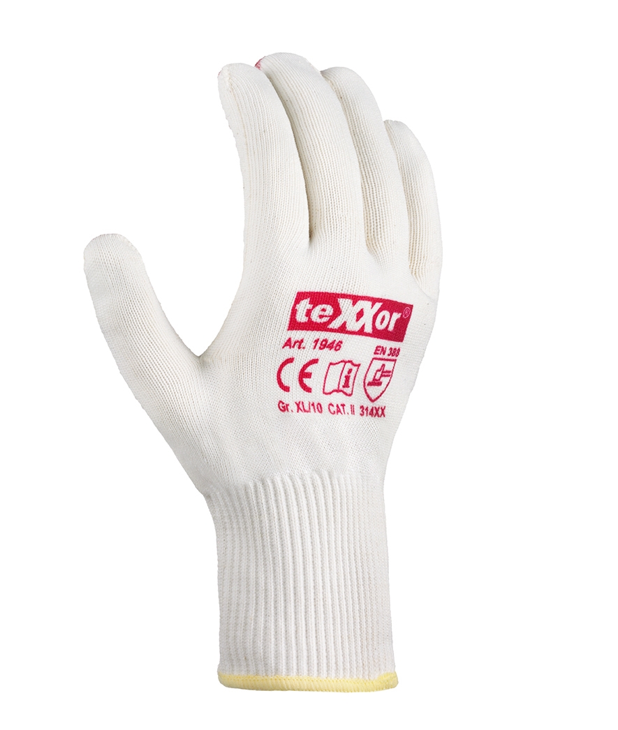 Feinstrick-Handschuhe BAUMWOLLE/NYLON