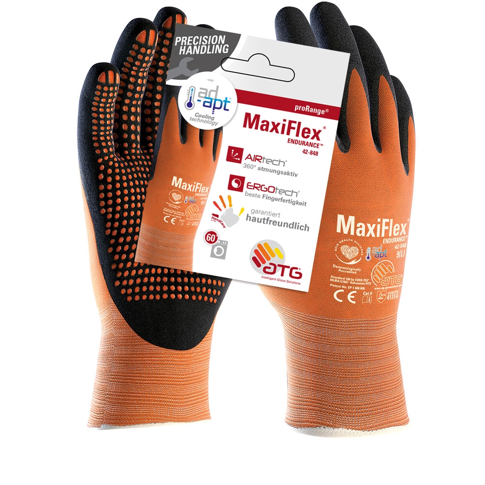 MaxiFlex® Endurance™AD-APT® Nylon-Strickhandschuhe (42-848HCT), SB-Verpackung