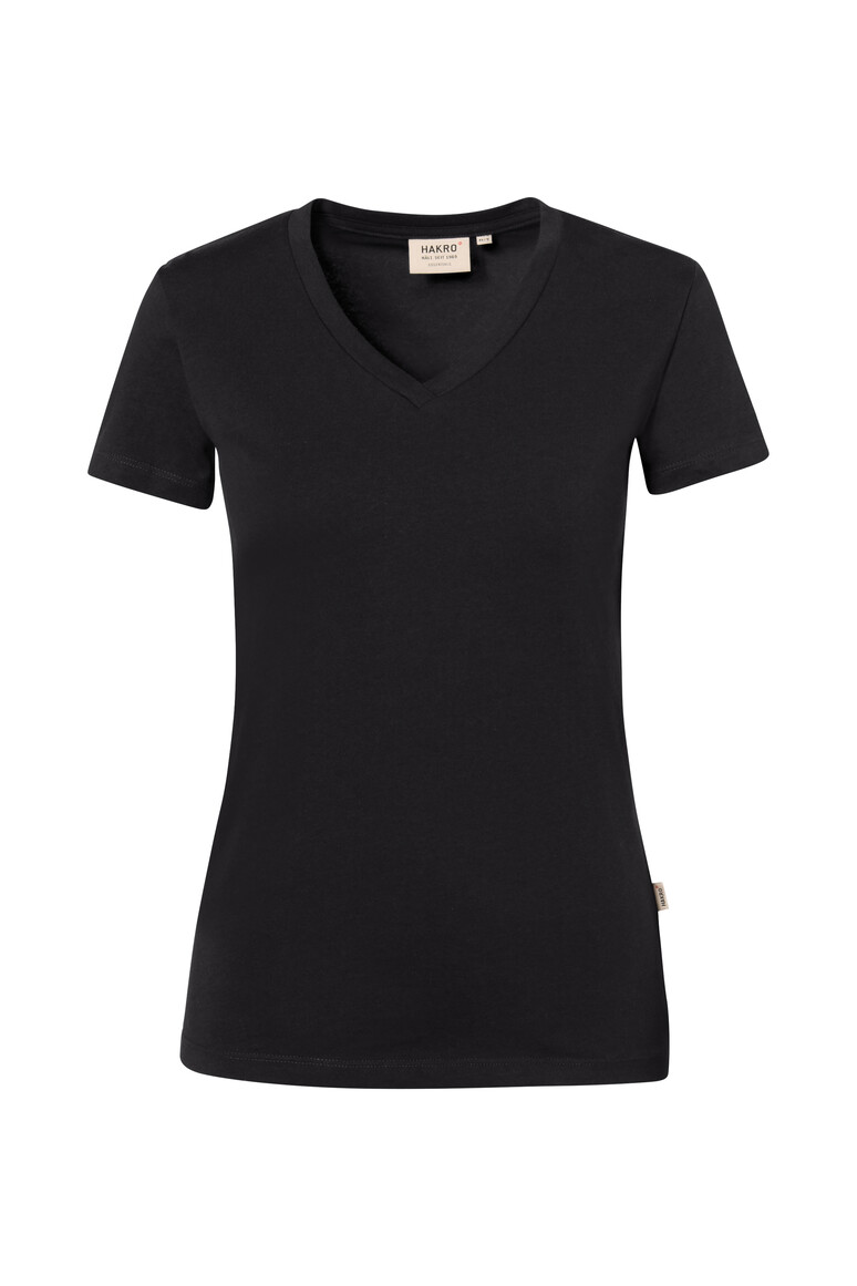 Damen V-Shirt Stretch
