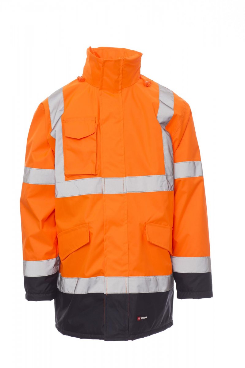 fluoorange/marineblau