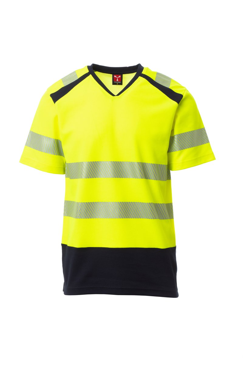 fluogelb/marineblau