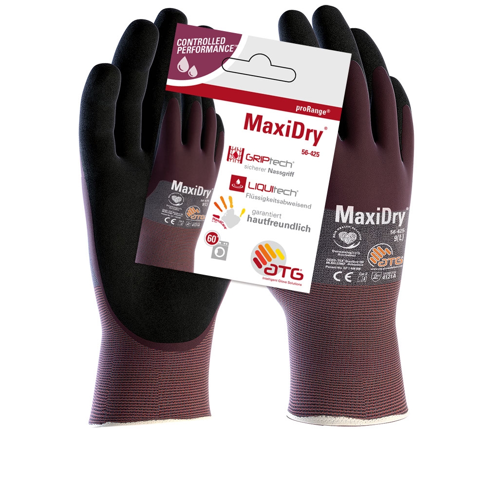 MaxiDry® Nylon-Strickhandschuhe (56-425 HCT), SB-Verpackung