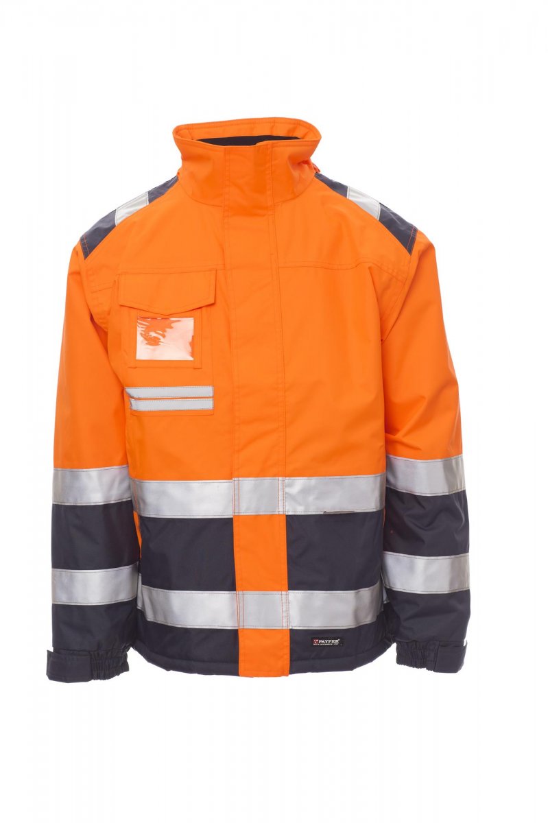 fluoorange/marineblau