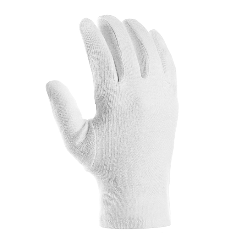 Baumwolltrikot-Handschuhe MITTELSCHWER mit Schichtel