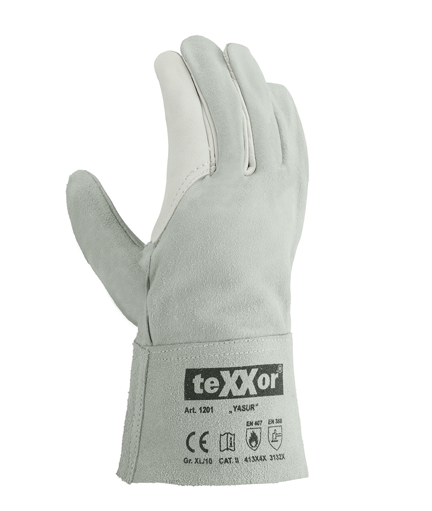 Rindvoll-/Spaltleder Handschuhe YASUR