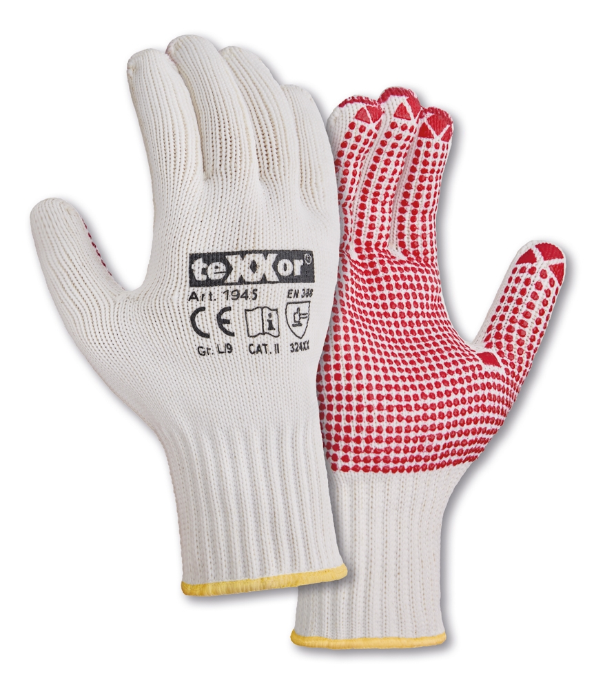 Grobstrick-Handschuhe BAUMWOLLE/NYLON