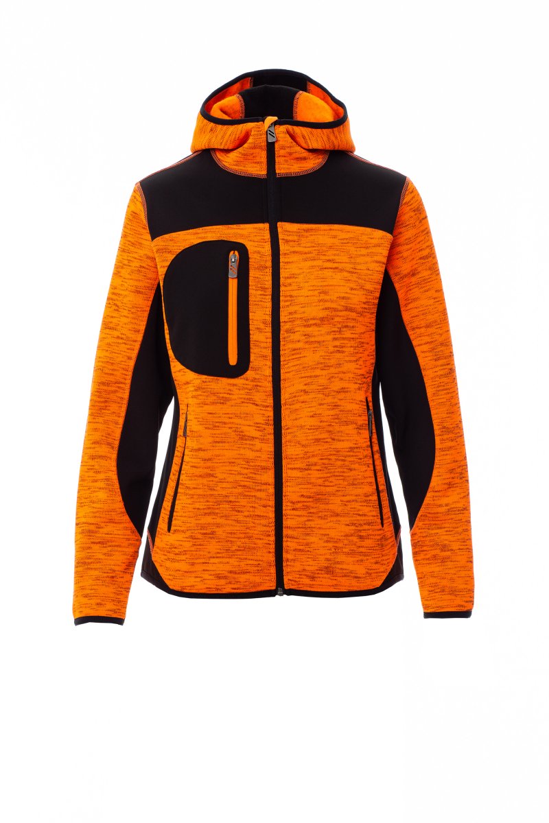 fluoorange/schwarz