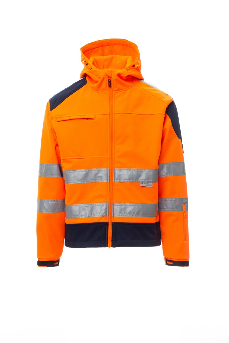 fluoorange/marineblau
