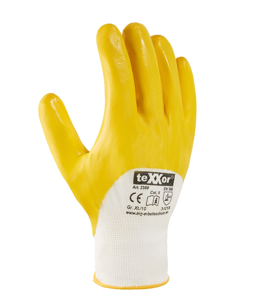 Polyester-Strickhandschuhe NITRIL BESCHICHTET