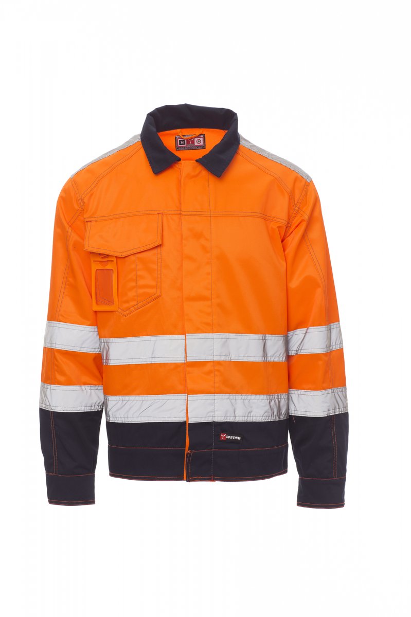 fluoorange/marineblau