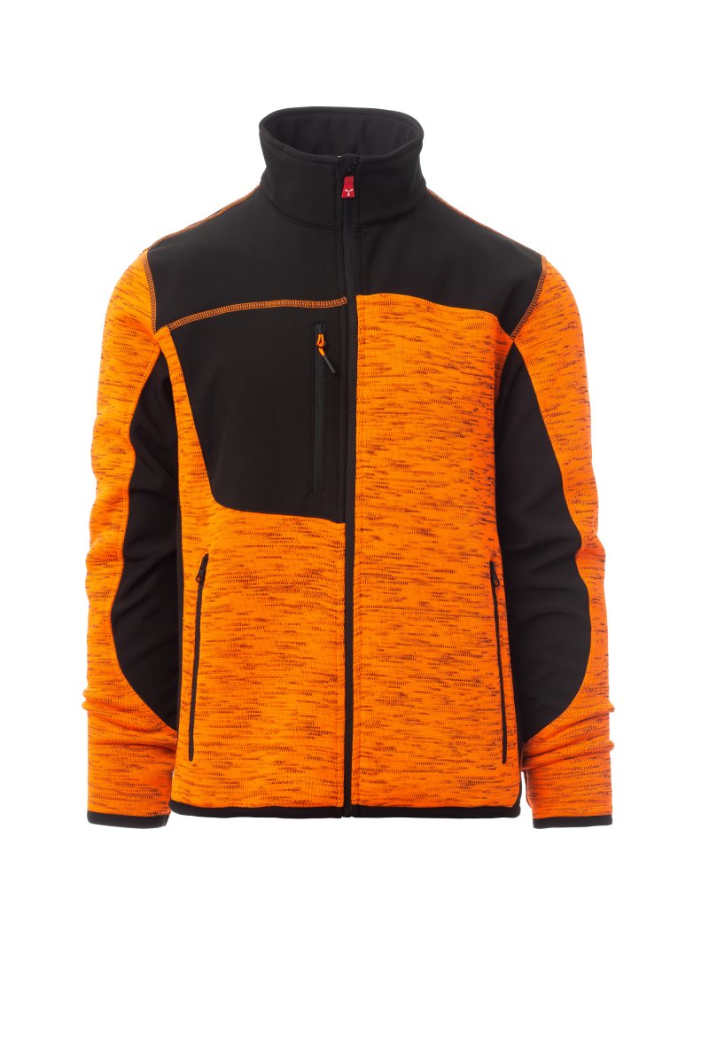 fluoorange/schwarz