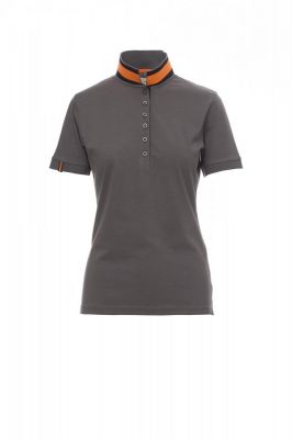 rauch/vibrierendes orange-schwarz M