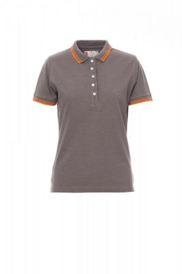 aschgrau meliert/orange S